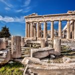 40455446 – famous parthenon temple on the acropolis in athens greece