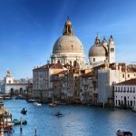 Grand Canal and Basilica Santa Maria della Salute, Venice, Italy